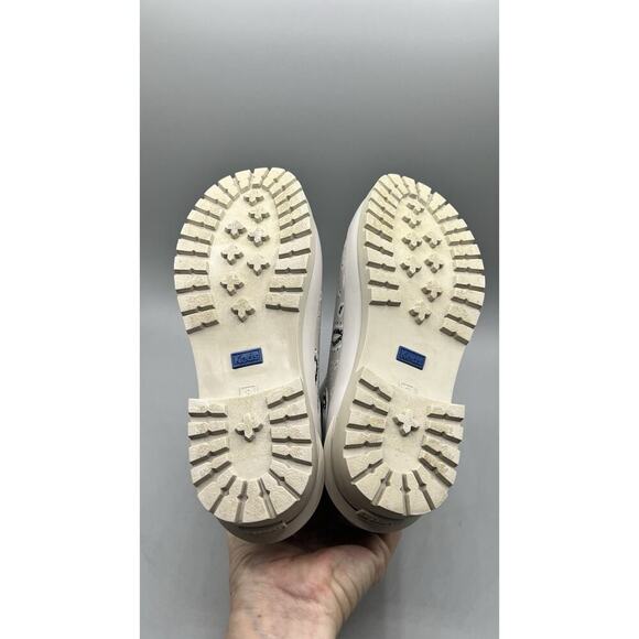 Keds Rowan Latte Bandana Slip-On Beige Paisley Rain Rubber Boots Woman’s Size 8 - Picture 8 of 12